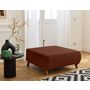 Voir la diapositive 5 : BEST MOBILIER Cristal - pouf modulable - 95 cm - en velours côtelé