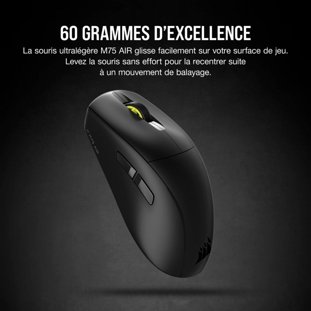 Corsair Souris Gamer Sans Fil M75 Wireless RGB Noire