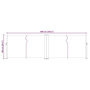 Voir la diapositive 6 : VIDAXL Auvent lateral retractable Creme 100 x 600 cm