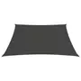 VIDAXL Voile d'ombrage 160 g/m^2 Anthracite 2,5x2,5 m PEHD