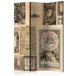 Paris Prix Paravent 3 Volets  Vintage Books  135x172cm
