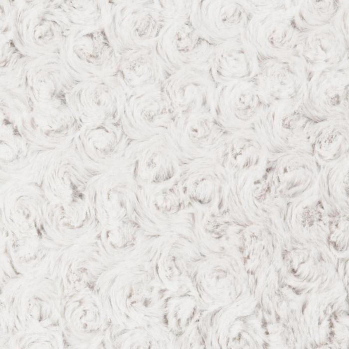 ATMOSPHERA Coussin Imitation Fourrure  Bouclée  45x45cm Écru