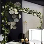The Home Deco Factory Barre de décoration de table ajustable intérieure/extérieure L. de 139 à 250 cm x H. 90 cm - Noir