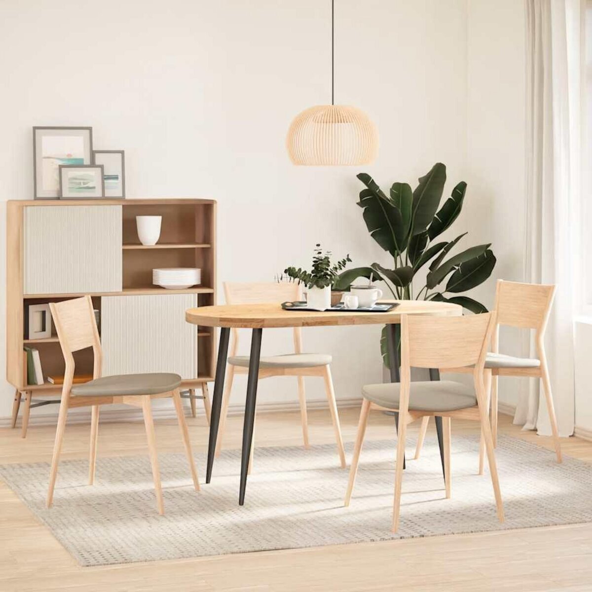 VIDAXL Pieds de table basse forme conique 4 pcs anthracite 72-73 cm