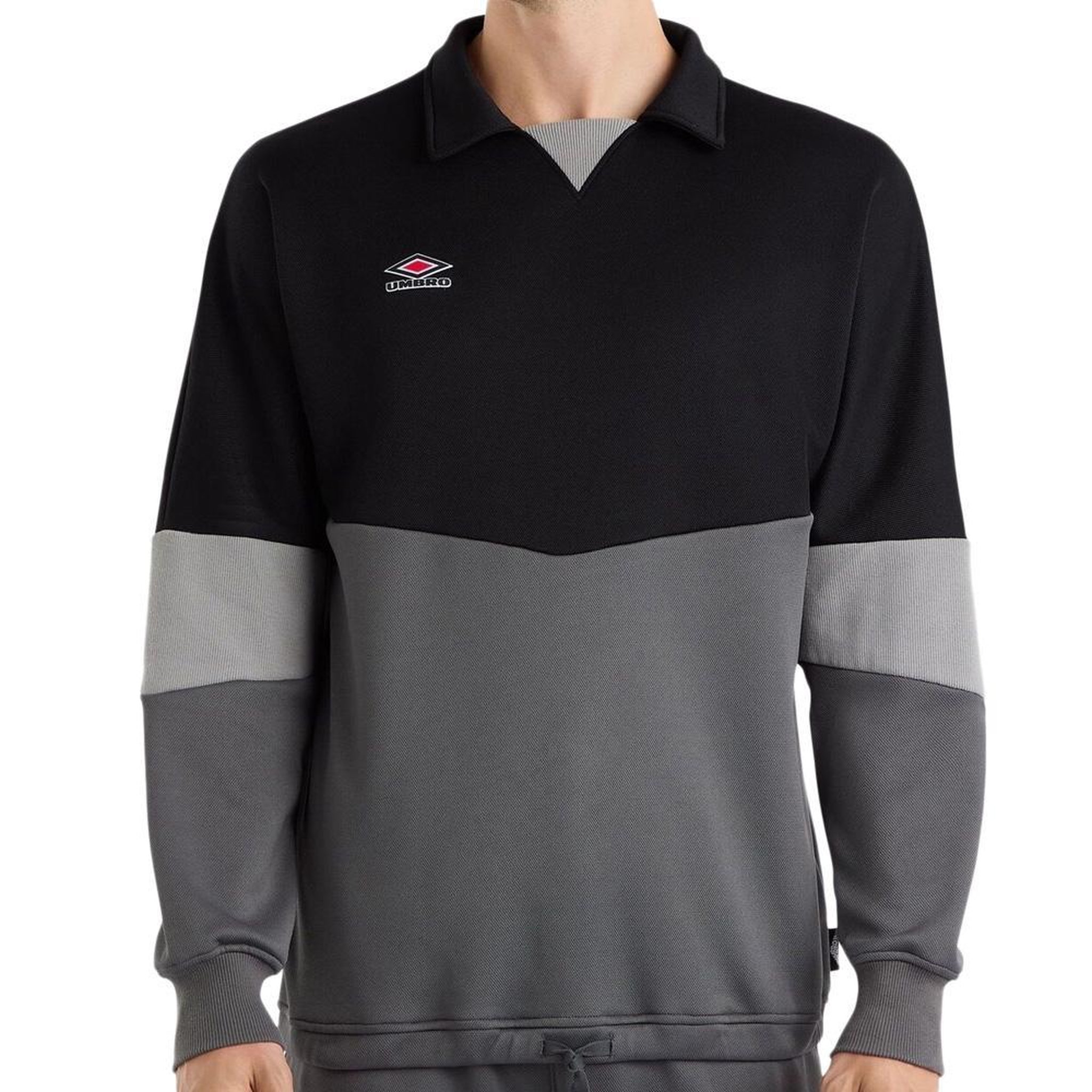 UMBRO Sweat Noir Homme Umbro Drill Top. Coloris disponibles : Noir