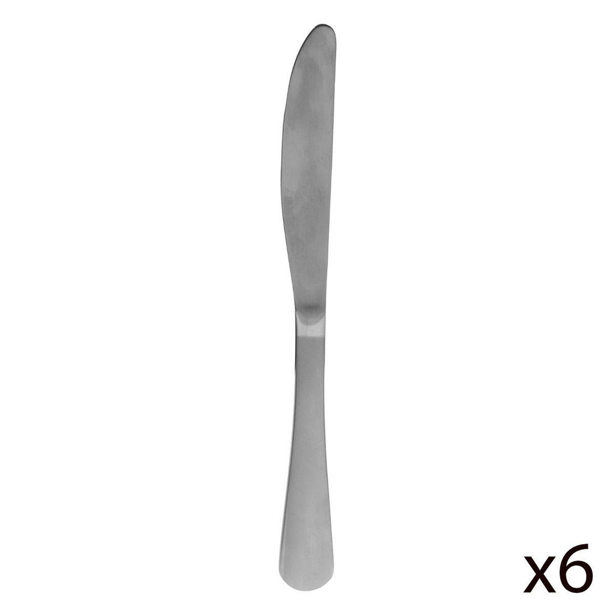 Voir la diapositive 3 : SECRET DE GOURMET Ménagère 24 pièces inox  satin  27cm argent