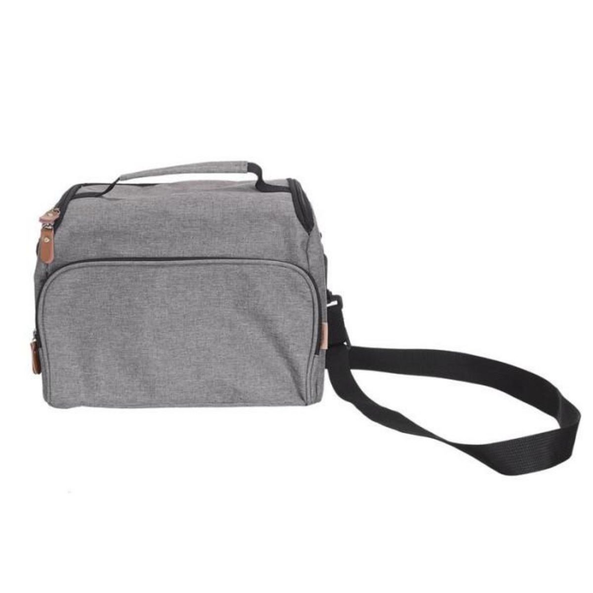 Paris Prix Sac Lunch Déco  Zippé  28cm Gris