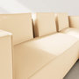 Voir la diapositive 4 : LISA DESIGN Stella - canapé d'angle droit 4 places en simili