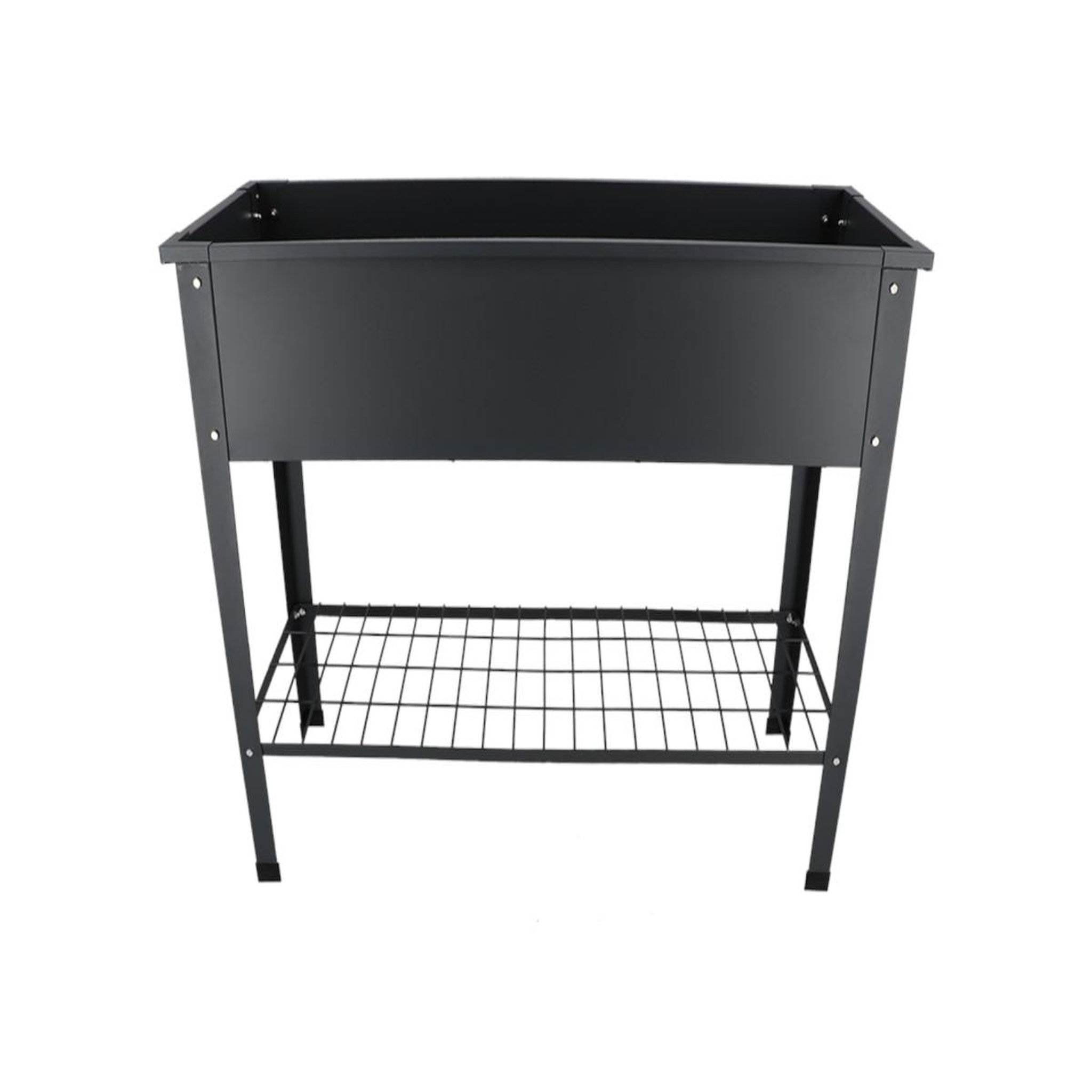 Voir la diapositive 2 : ESSCHERT DESIGN Carré potager en métal anthracite l - esschert design