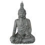 Voir la diapositive 2 : ATMOSPHERA Statue Déco Bouddha Assis 106cm Gris