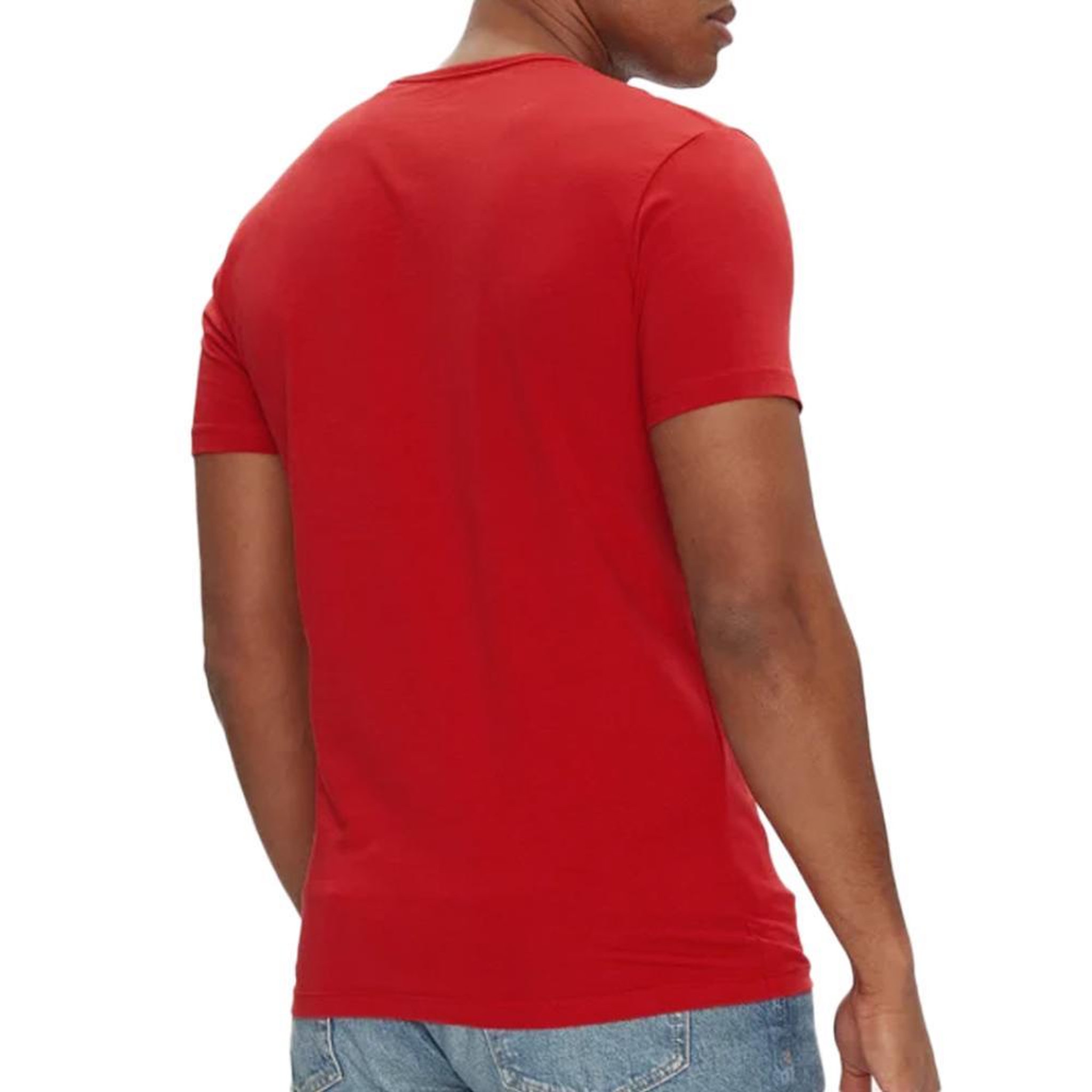 Voir la diapositive 2 : Pepe Jeans T-shirt Rouge Homme Pepe Jeans Original Basic