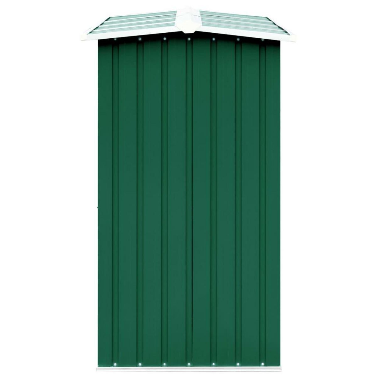 VIDAXL Abri de stockage de bois Acier galvanise 330x92x153 cm Vert
