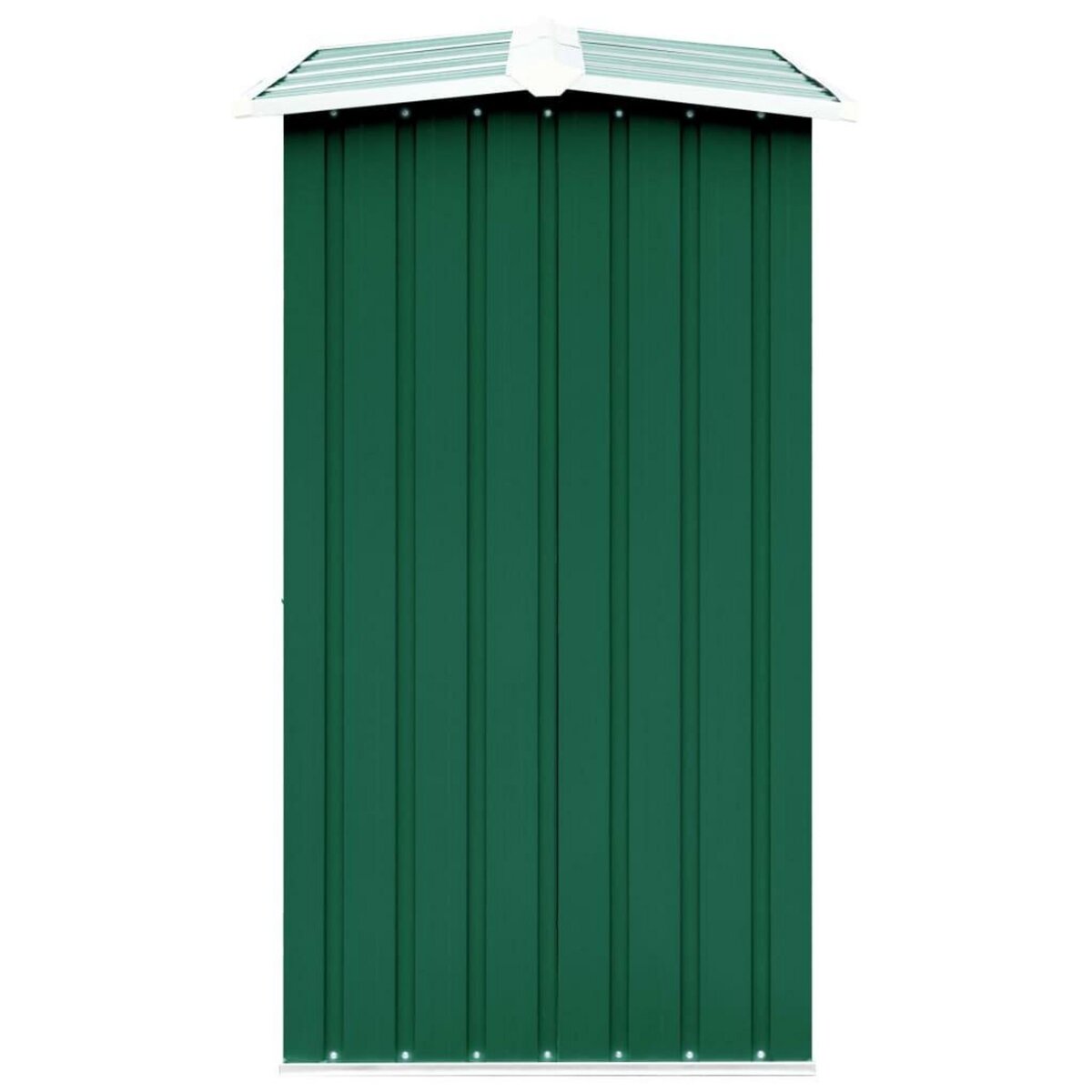 VIDAXL Abri de stockage de bois Acier galvanise 330x92x153 cm Vert