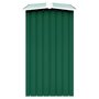 Voir la diapositive 4 : VIDAXL Abri de stockage de bois Acier galvanise 330x92x153 cm Vert