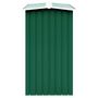 Voir la diapositive 4 : VIDAXL Abri de stockage de bois Acier galvanise 330x92x153 cm Vert