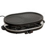 Voir la diapositive 3 : FIVE Appareil à Raclette  8 Personnes  47cm Noir