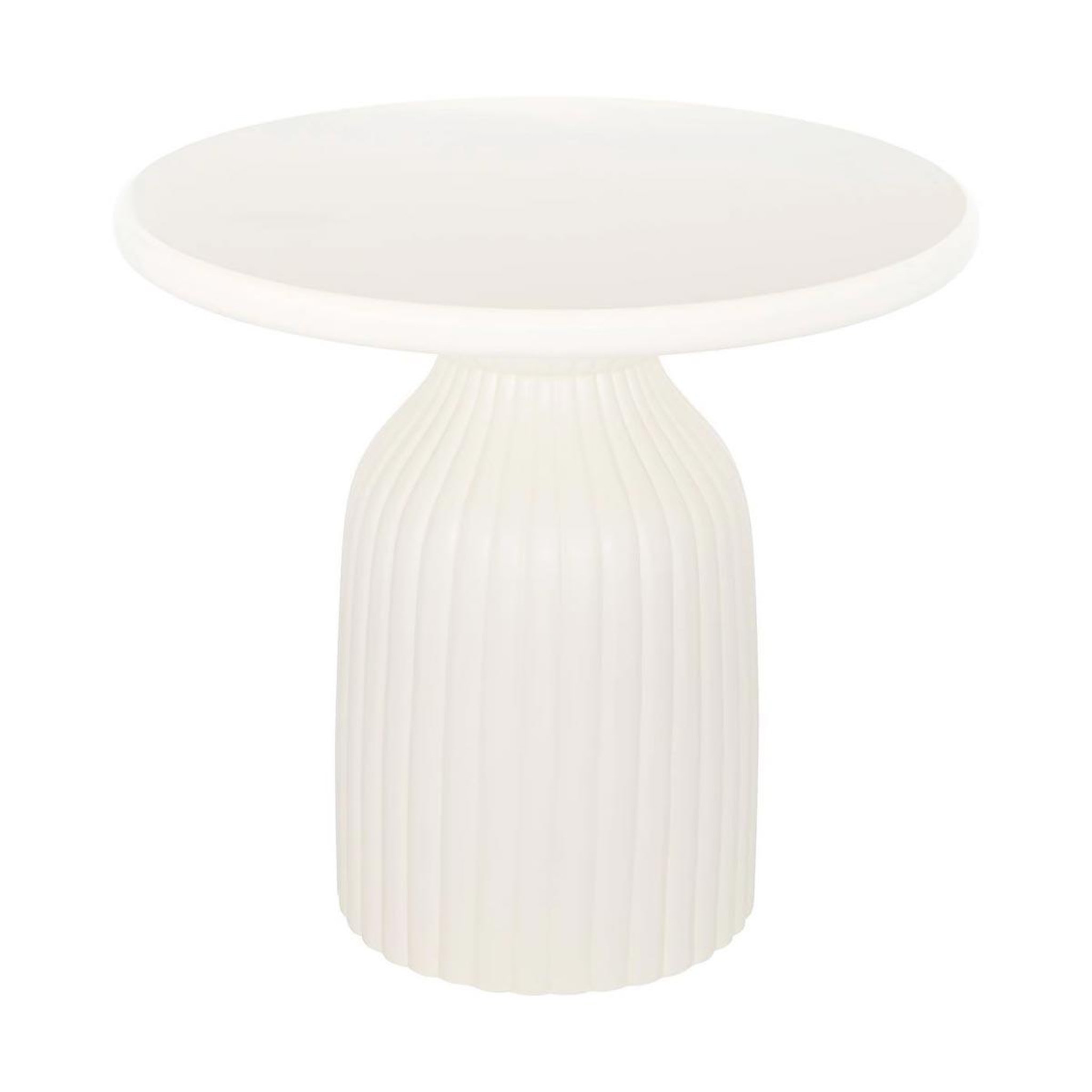 ATMOSPHERA Table d'Appoint Totem  Mudan  55cm Ivoire