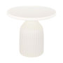 Voir la diapositive 1 : ATMOSPHERA Table d'Appoint Totem  Mudan  55cm Ivoire