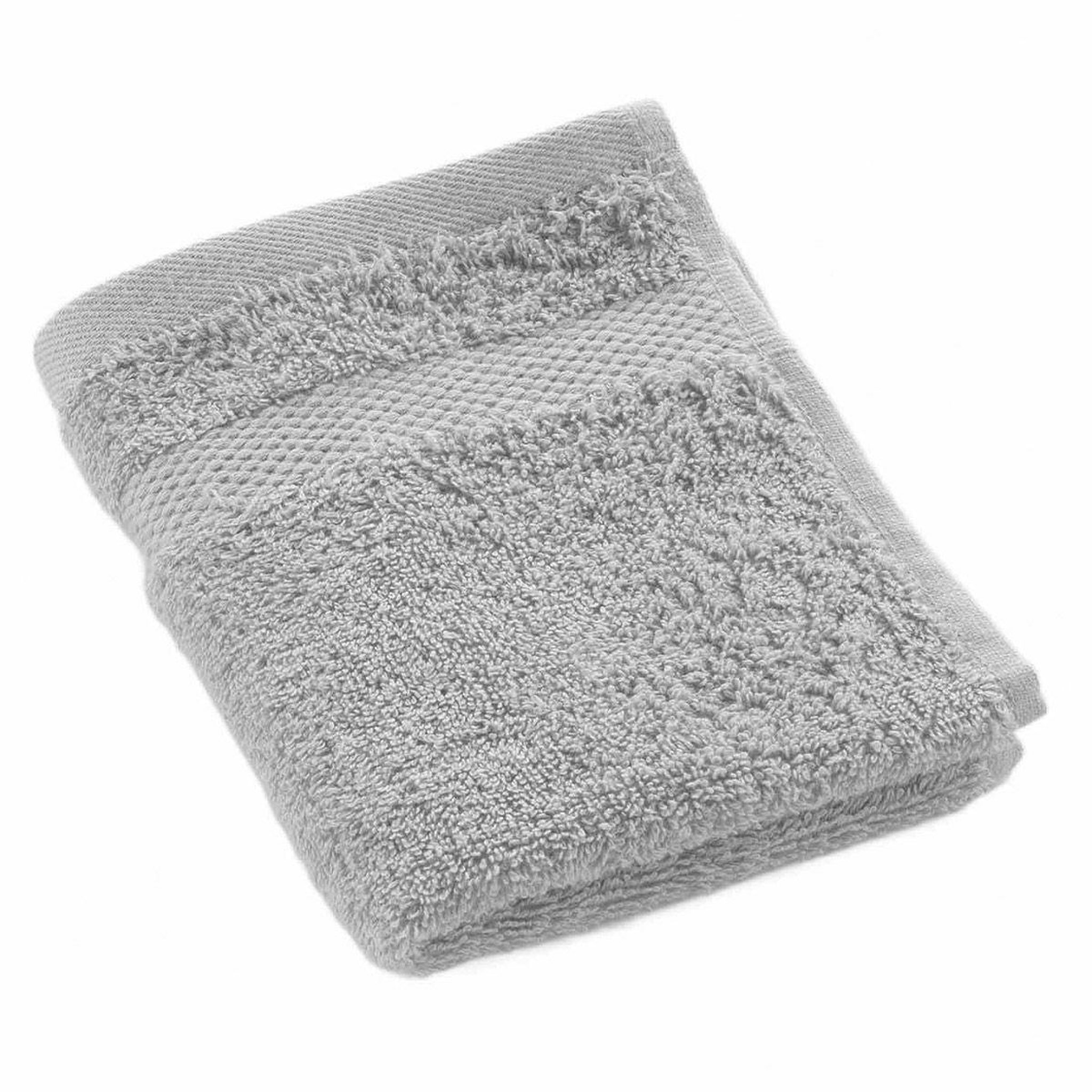 Douceur d'Intérieur Serviette Invité  Elegance  30x50cm Gris Perle