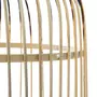 ATMOSPHERA Lampadaire design bohème en bambou Eads - H. 73 cm - Noir