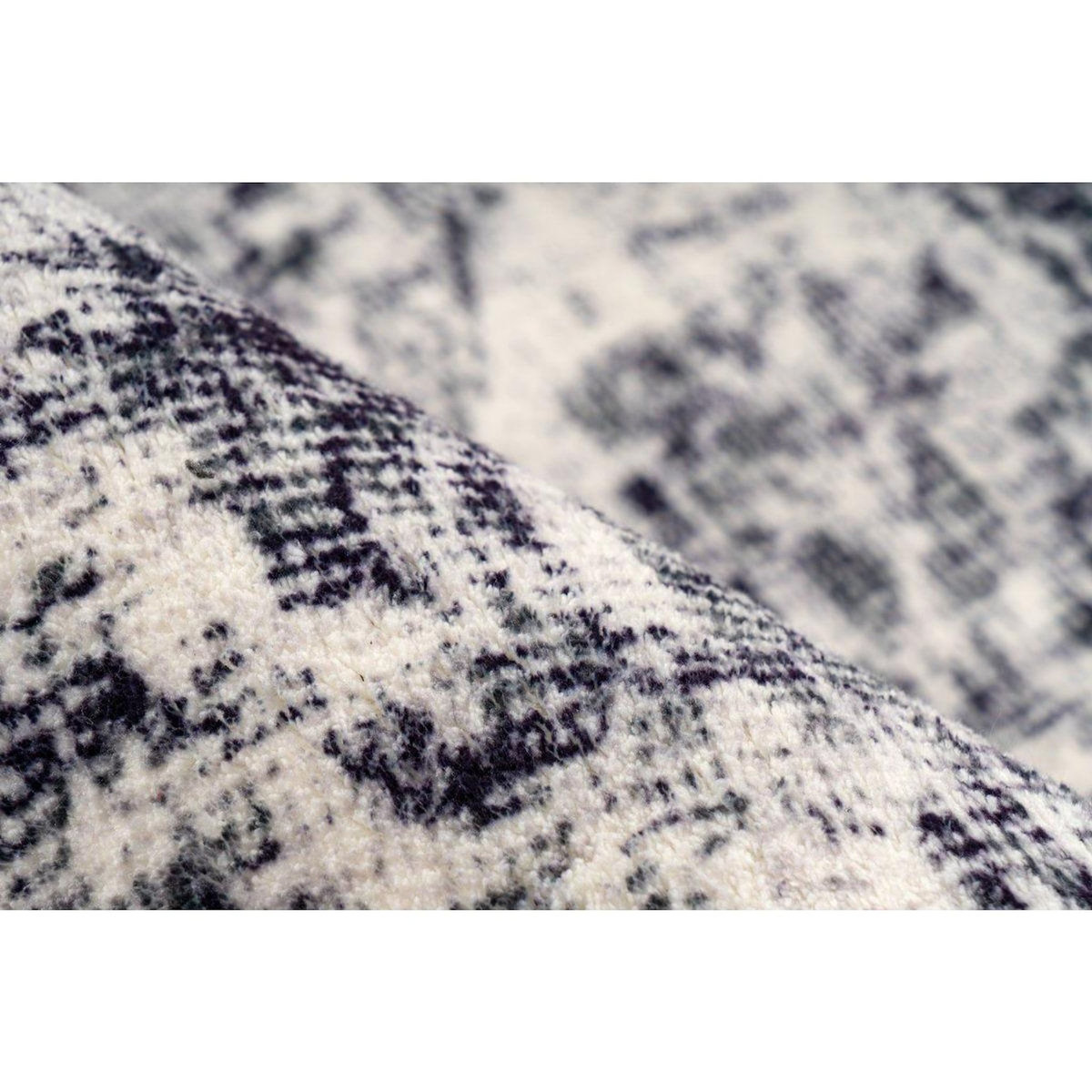 Paris Prix Tapis Rétro Tissé à la Main  Piedmont  Gris