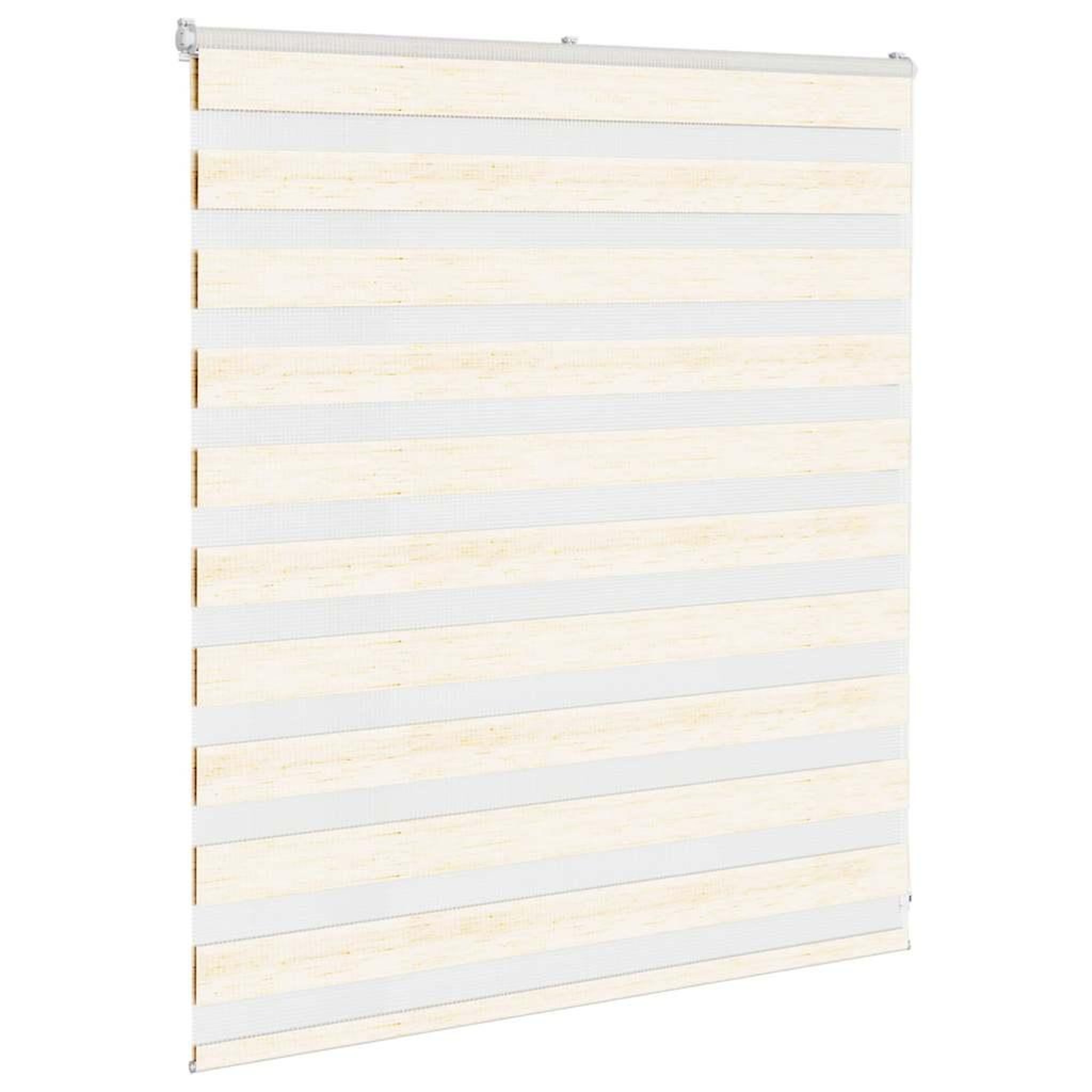 Voir la diapositive 3 : VIDAXL Store zebre beige marbre largeur du tissu 130,9 cm polyester