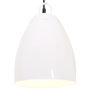 Voir la diapositive 1 : VIDAXL Lampe suspendue industrielle 25 W Blanc Rond 32 cm E27