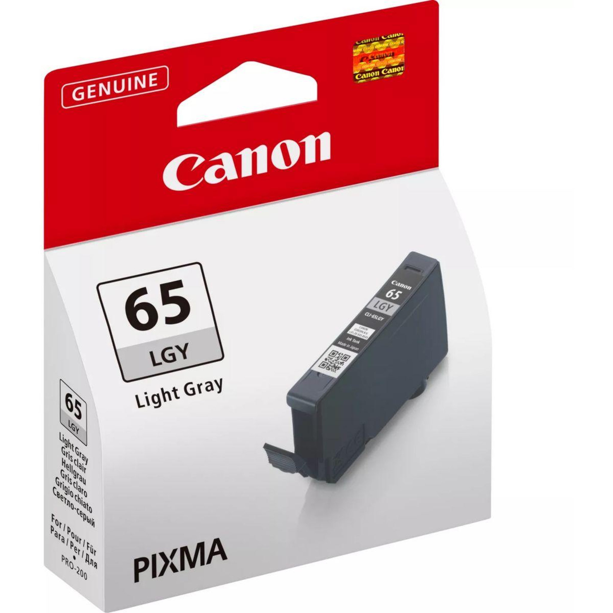 Voir la diapositive 2 : Canon Cartouche d'encre CLI-65 gris clair