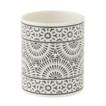 GUY LEVASSEUR Porte brosse à dents ethnique en porcelaine TRIBU