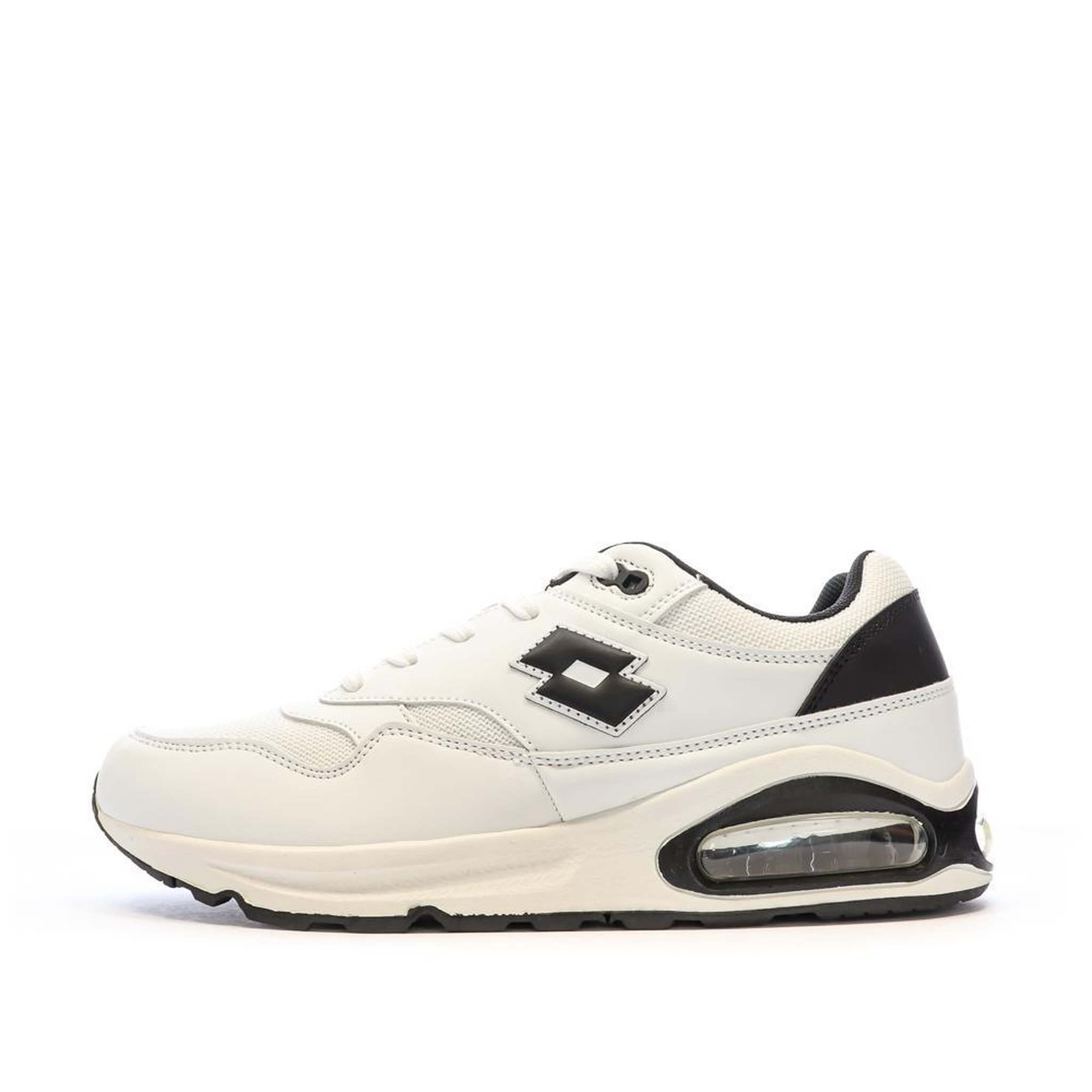Voir la diapositive 1 : LOTTO Baskets /Noir Homme Lotto Basket Lotto Six100