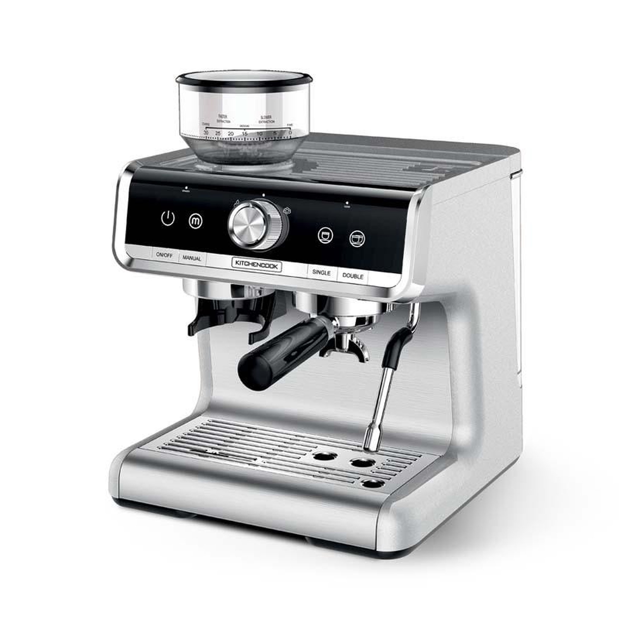 KITCHENCOOK Machine à expresso avec broyeur professionnel home bistro kitchencook