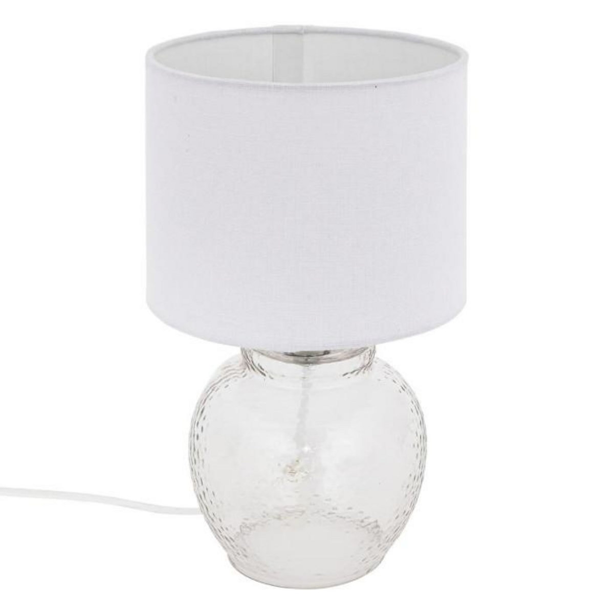 ATMOSPHERA Lampe à Poser en Verre  Teva  30cm Transparent