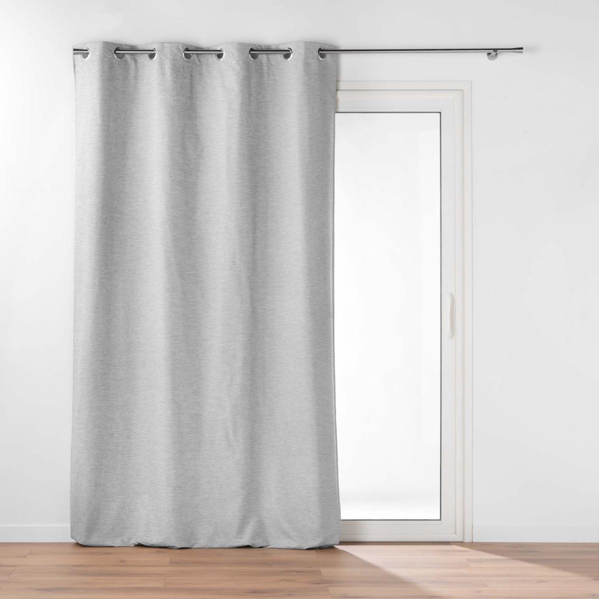 Douceur d'Intérieur Rideau occultant thermique  coverline  140x260cm gris