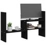 Voir la diapositive 4 : VIDAXL Support pour moniteur Noir (39 72)x17x43 cm Bois de pin solide