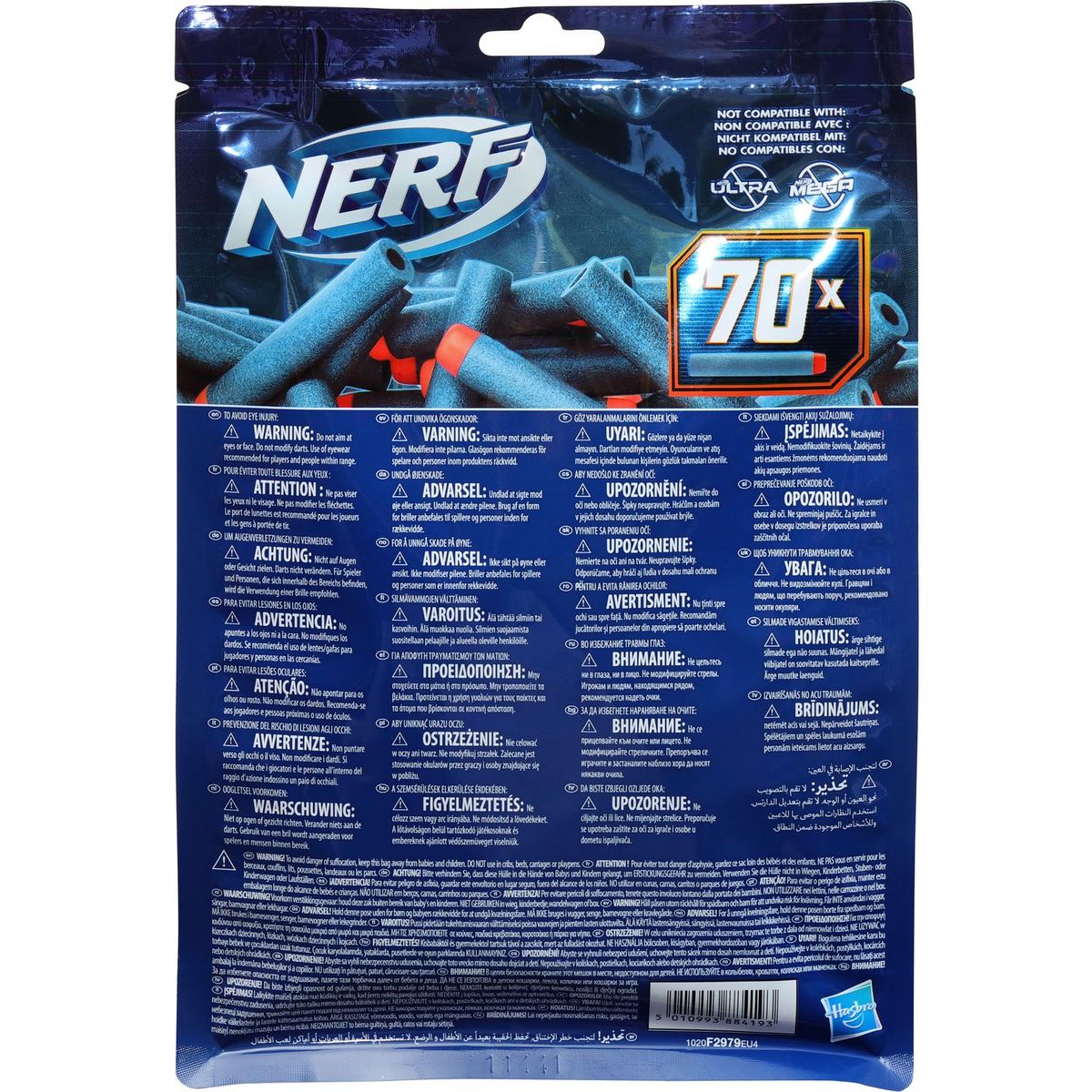HASBRO Nerf  Elite 2.0 Recharge 70 Fléchettes