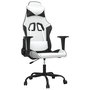 Voir la diapositive 2 : VIDAXL Chaise de jeu Blanc et noir Similicuir