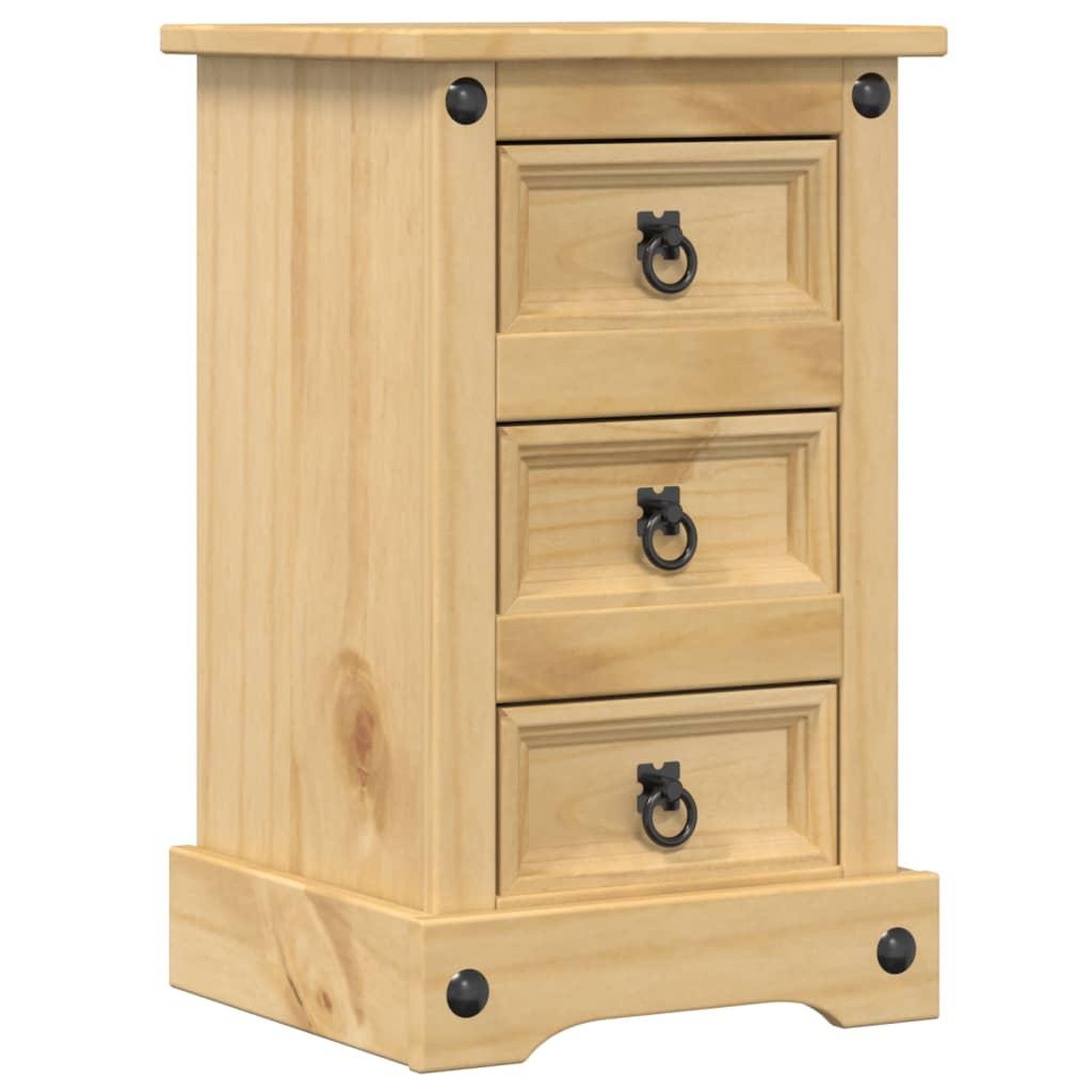Voir la diapositive 2 : VIDAXL Table de chevet  35x32,5x58 cm bois de pin massif