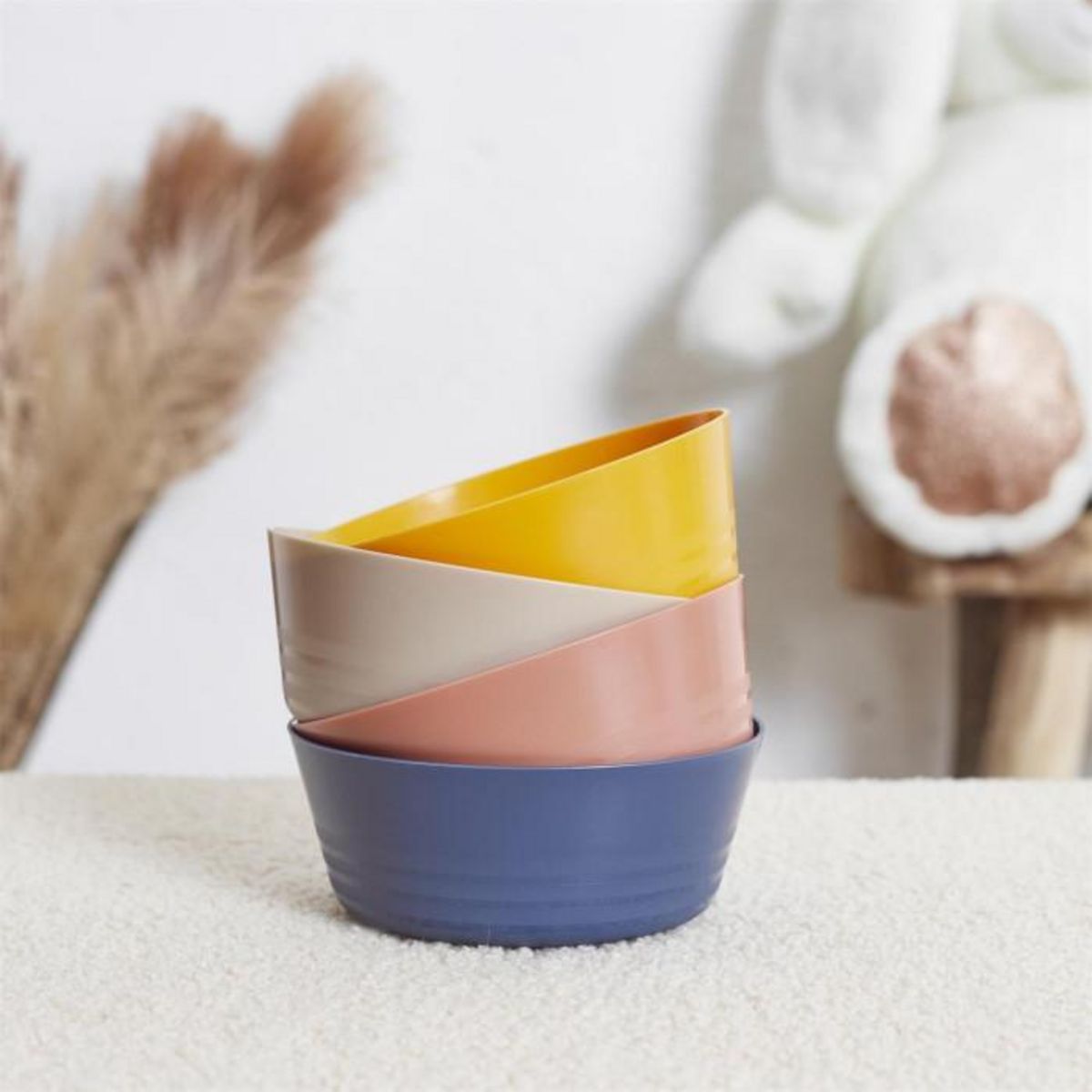 Paris Prix Lot de 4 Bols Bébé  Tom  11cm Multicolore