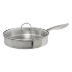 FIVE Sauteuse en Inox  Résilience  28cm Argent