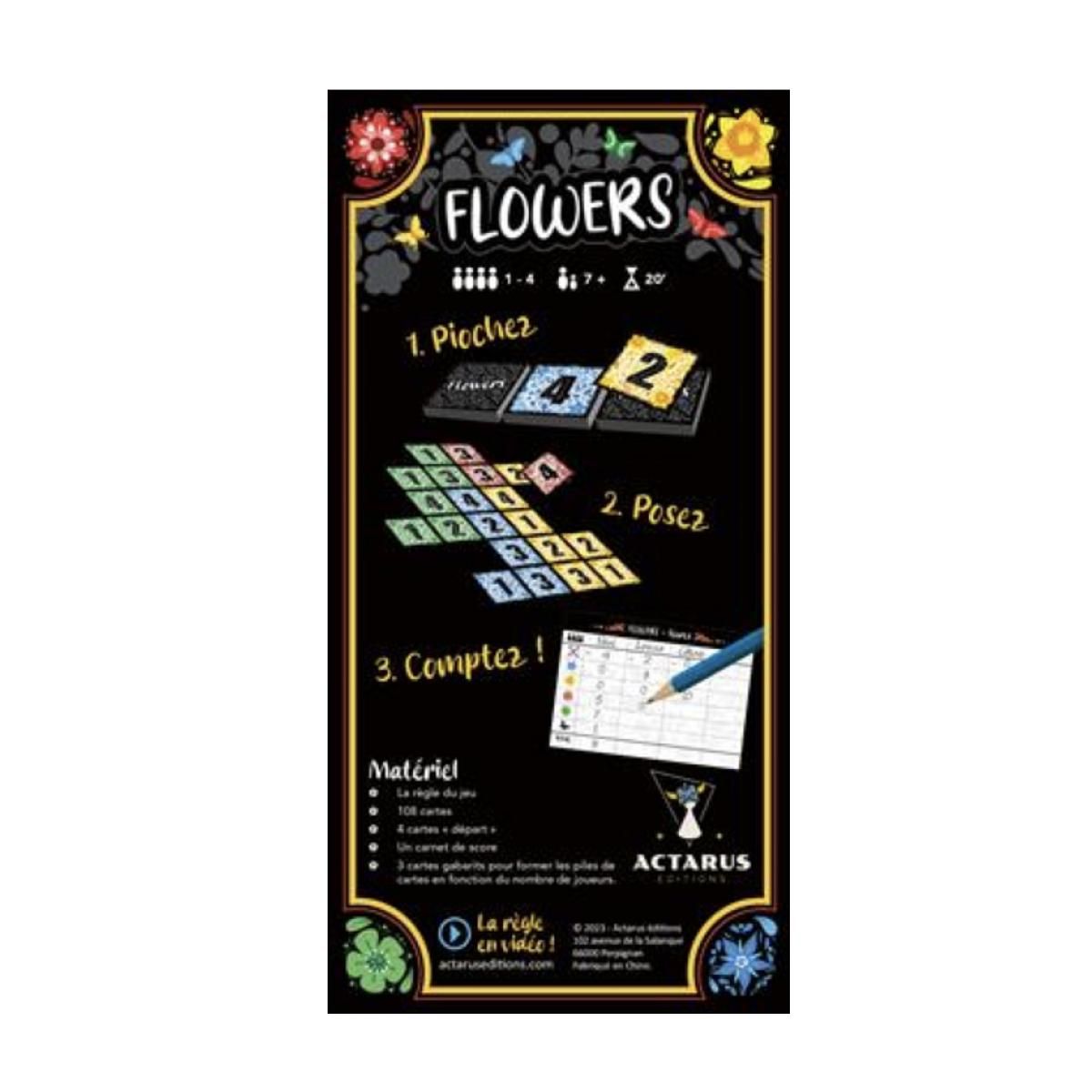 Asmodee Flowers - Jeu de societe - Actarus edition