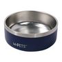 Voir la diapositive 1 : M PETS Gamelle - M PETS - ESKIMO - Double paroi 1.25 L - Noir - Acier inoxydable, antidérapant, inodore, antirouille, lavable