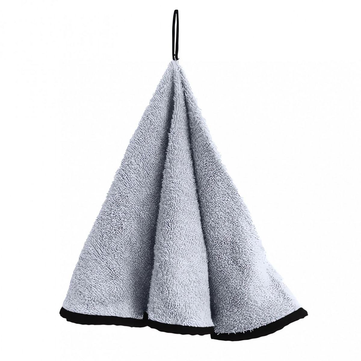 SOLEIL D'OCRE Torchon rond en coton EPONGE blanc, par Soleil d'ocre