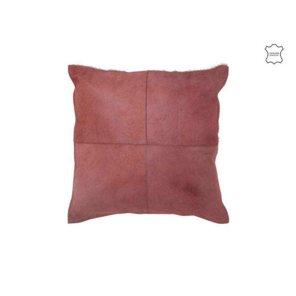 Paris Prix Coussin Effet Peau  Norbert  45x45cm Rouge