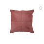 Voir la diapositive 2 : Paris Prix Coussin Effet Peau  Norbert  45x45cm Rouge