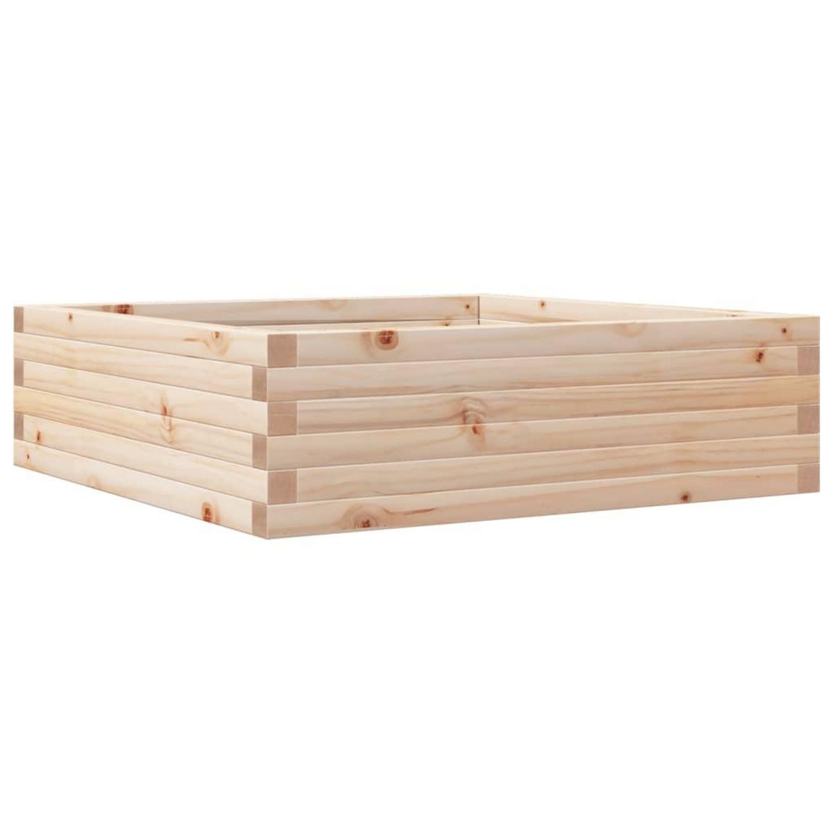 VIDAXL Jardiniere 80x80x23 cm bois de pin massif