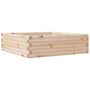 Voir la diapositive 2 : VIDAXL Jardiniere 80x80x23 cm bois de pin massif