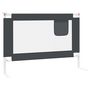 Voir la diapositive 3 : VIDAXL Barriere de securite de lit d'enfant Gris fonce 90x25 cm Tissu