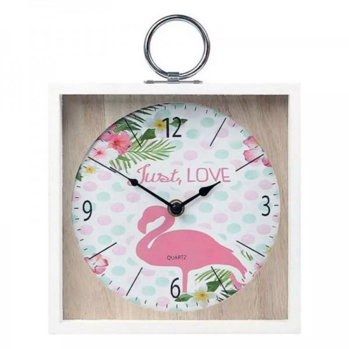 MARKET24 Horloge Murale Flamenco Rose (20 X 5 x 20 cm) 110822