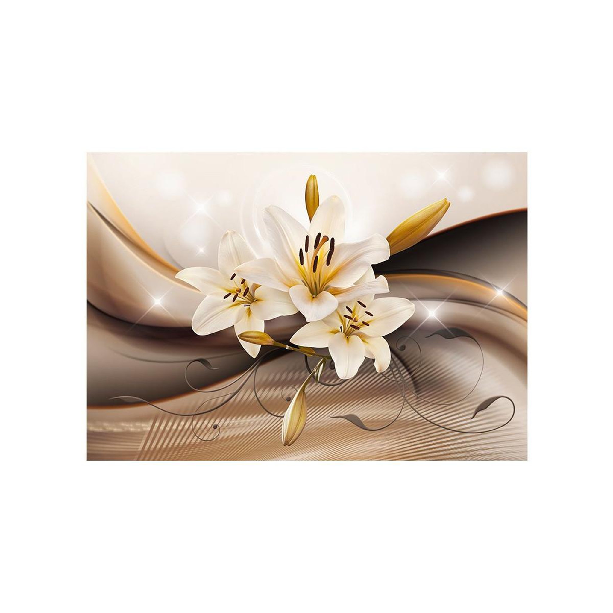 Voir la diapositive 2 : Paris Prix Papier Peint  Golden Lily