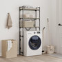 Voir la diapositive 3 : VIDAXL Etagere de lave-linge chene sonoma 67x25x163 cm bois ingenierie